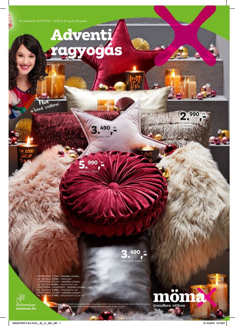 Adventi ragyogás - 2019.11.02-2019.12.24.