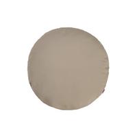 KISSENHÜLLE Rund Wunschton taupe 50 cm Ø - Taupe, Textil (50/50cm) - beties Heimtextil