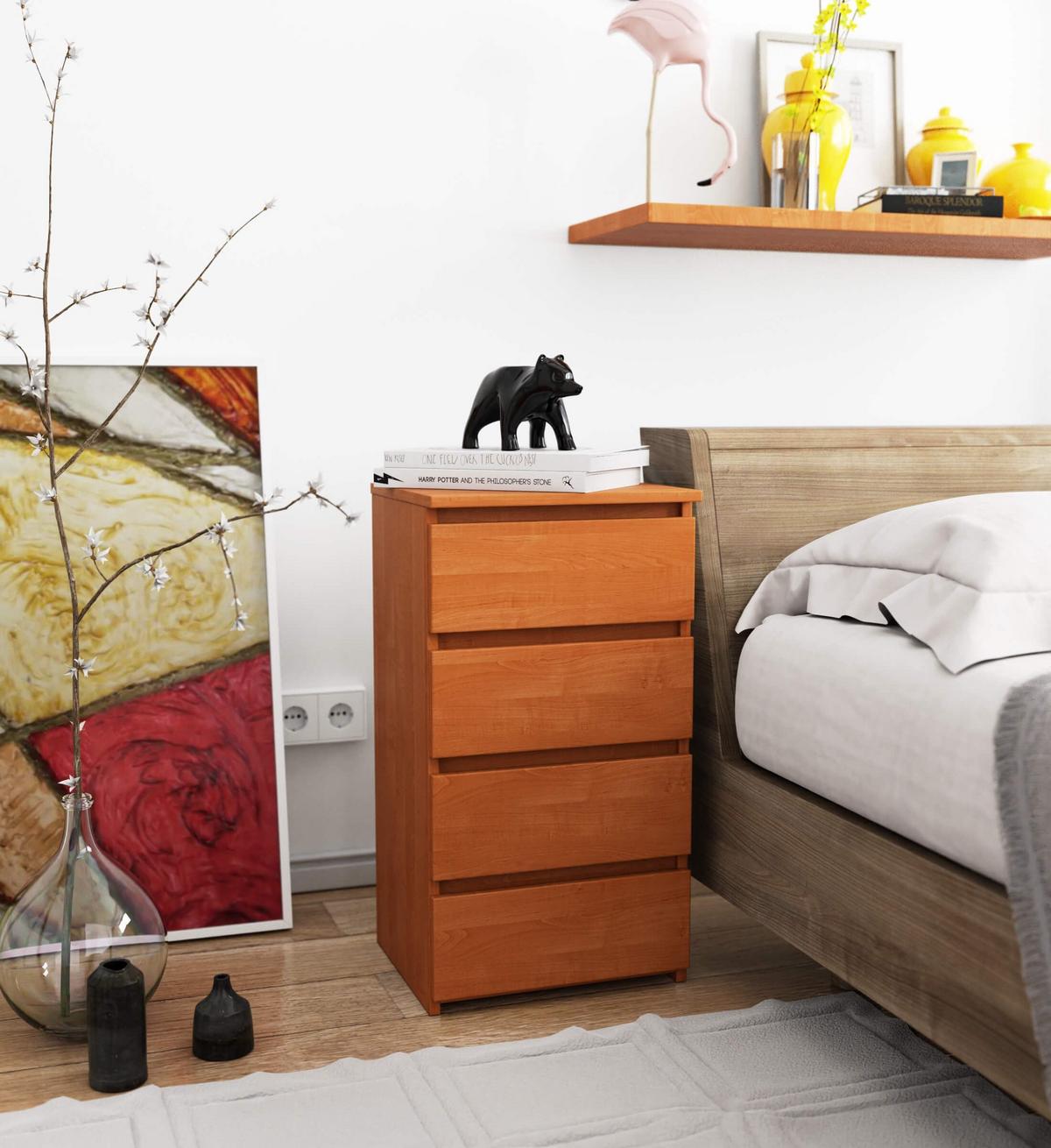 KOMMODE Erlefarben 74/40/35 - Erlefarben, Holzwerkstoff (40/74/35cm) - RAUMHIRSCH FURNITURE