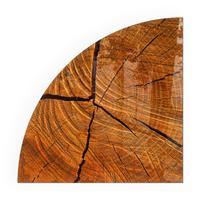 GLASPLATTE für Kamin 100x100 cm - Orange, Glas (100/100/0.4cm) - TULUP