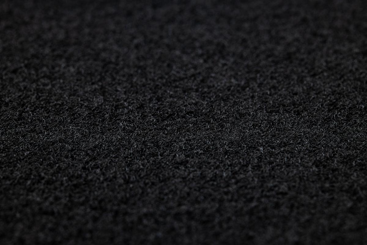 LÄUFER Antirutsch RUMBA 100/100 cm - Schwarz, Textil (100/100cm) - rugsX