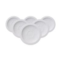 UNTERTASSEN White Pearl weiß ø 16 cm 6er Set - Weiß, Keramik (16cm) - Villeroy & Boch