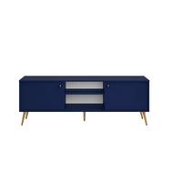 LOWBOARD SFERA 156,2/54,8/40,5 cm, Blau - Blau, Holzwerkstoff (156.2/54.8/40.5cm) - MASSENO