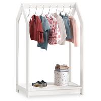 KINDER KLEIDERSTÄNDER SALLY - Weiß, Holz (78/118/42cm) - IDIMEX