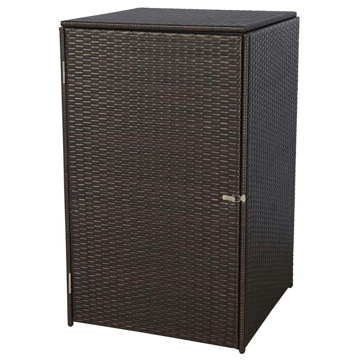 MÜLLTONNENVERKLEIDUNG Braun - Braun, Kunststoff (65/110/66cm) - MCW