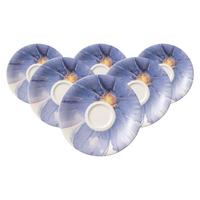 MOKKA-/ESPRESSOUNTERTASSEN Mariefleur Gris Basic bunt ø 12 cm 6er Set - Multicolor, Keramik (12cm) - Villeroy & Boch