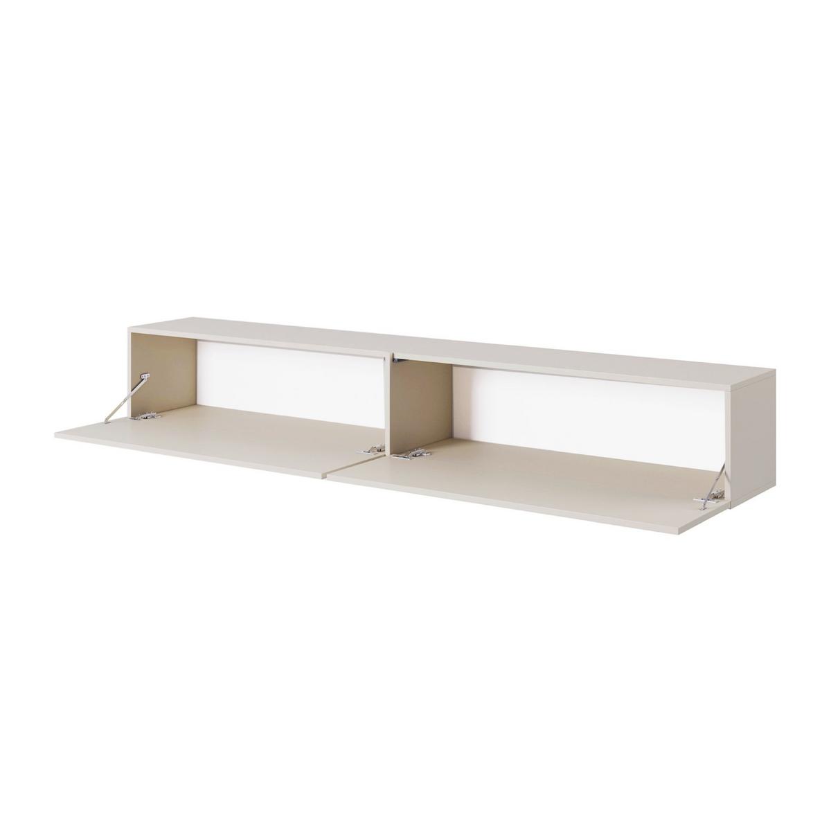 TV-HÄNGEBOARD Bisira Graubeige 200 cm - Kaschmir/Greige, Holzwerkstoff (200/30/31.6cm) - Selsey