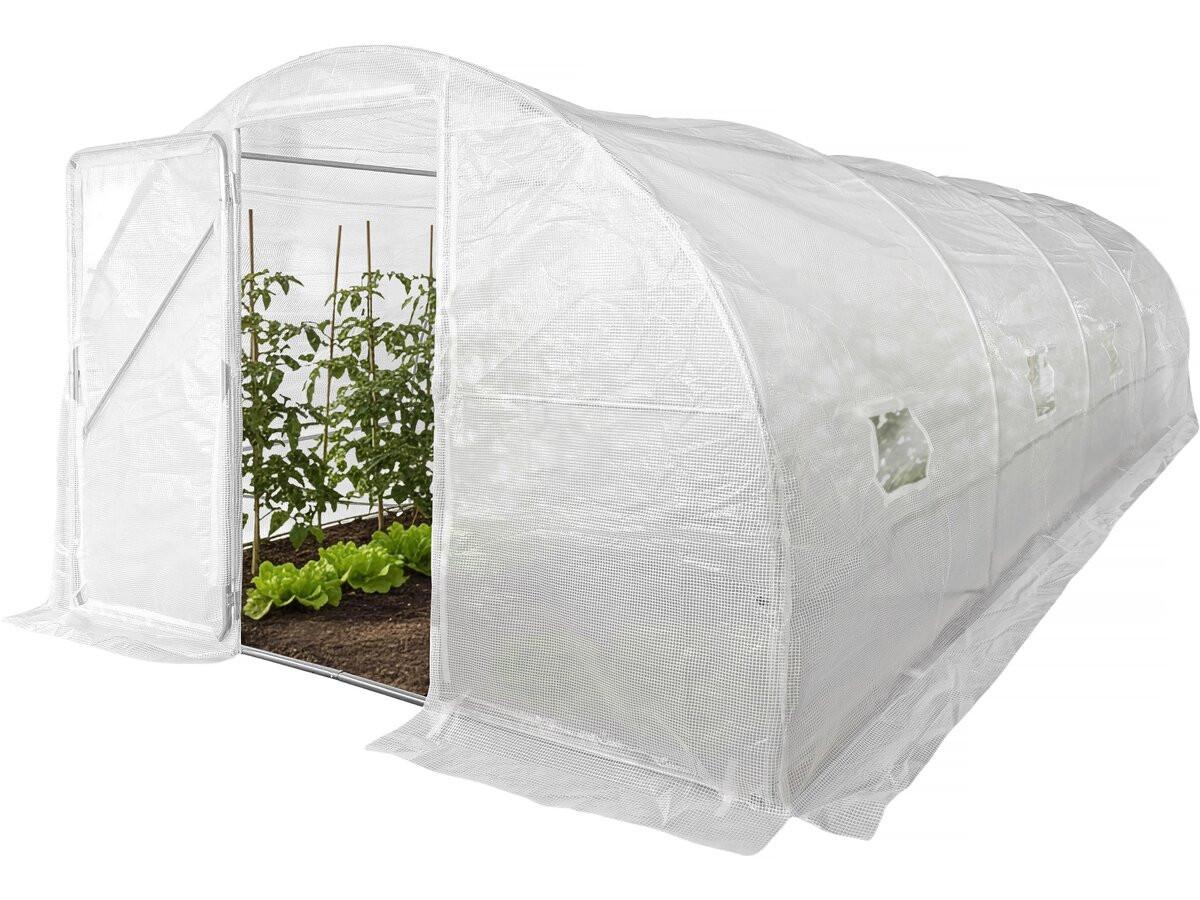 GEWÄCHSHAUSFOLIE mimosa weiss - Weiß, Kunststoff (85/174/85cm) - Habitat Garten