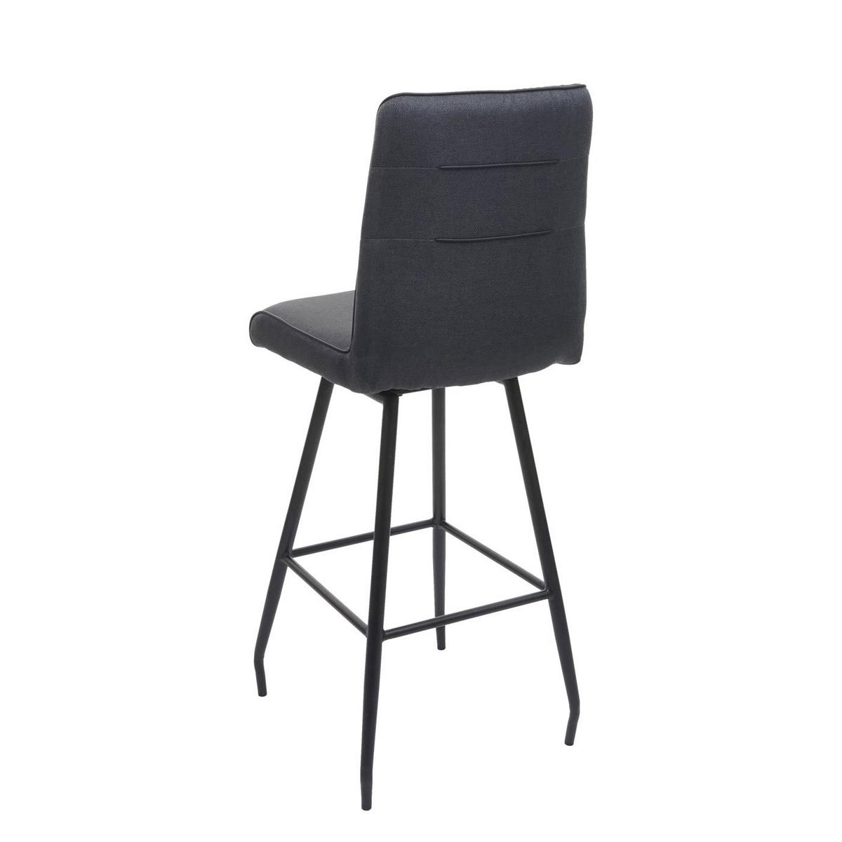 BARHOCKER Grau - Grau, Metall (41/111/51cm) - MCW