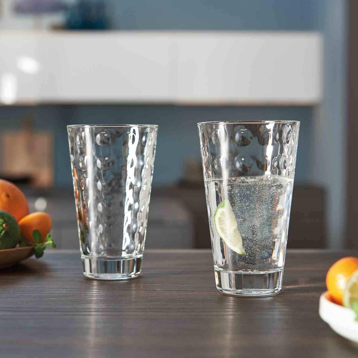 TRINKGLÄSER Optic transparent 200 ml 6er Set - Transparent, Glas (0.3L) - Leonardo Living