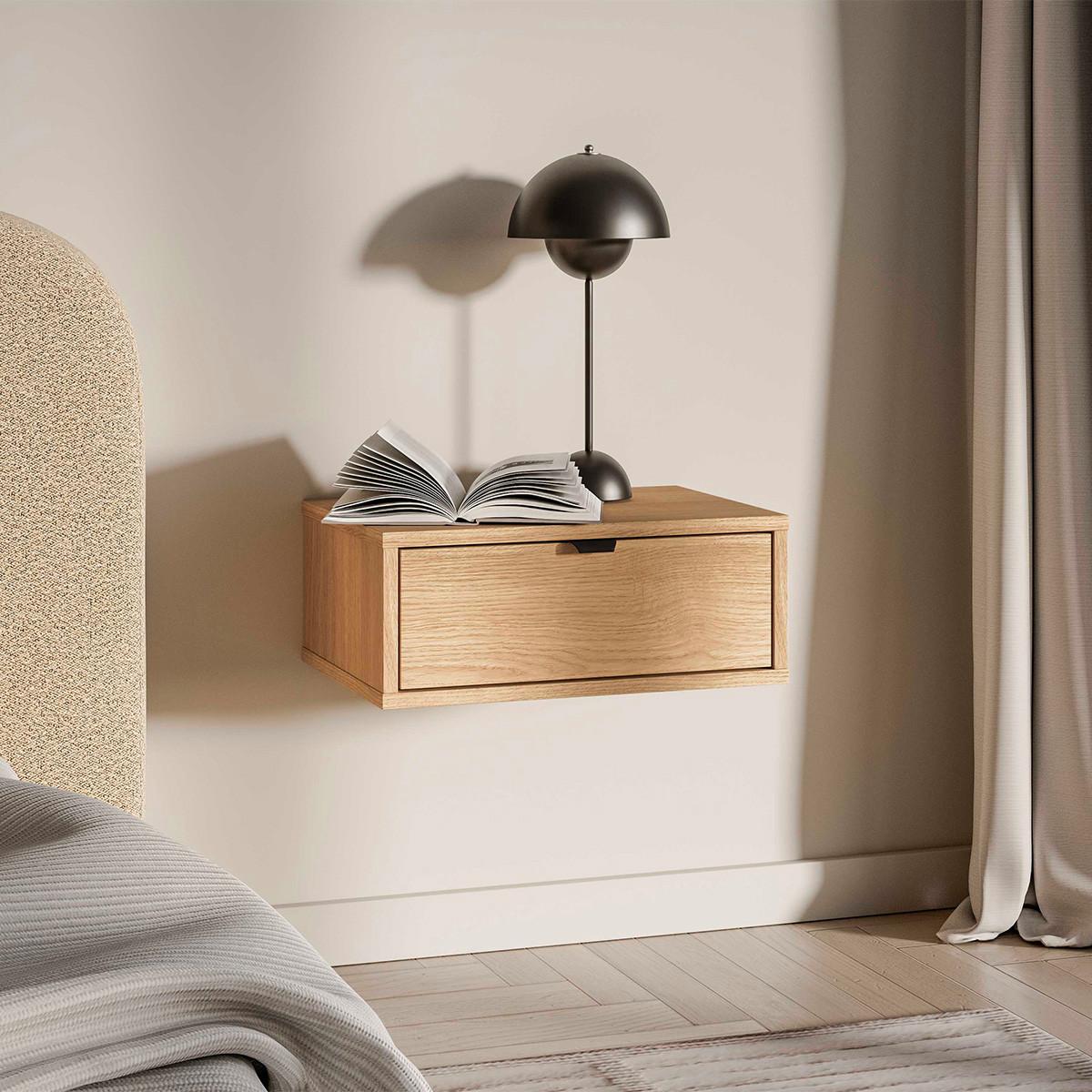 NACHTTISCH Nila Holz - Braun, Holzwerkstoff (45/18/33cm) - Petits-meubles