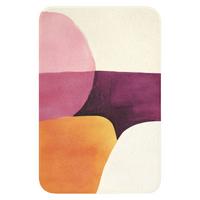 WC-VORLEGER Formen - Abstrakt - Farbenfroh WC Teppich 40x60 cm - Terracotta, Textil (40/1cm) - OnlyWow