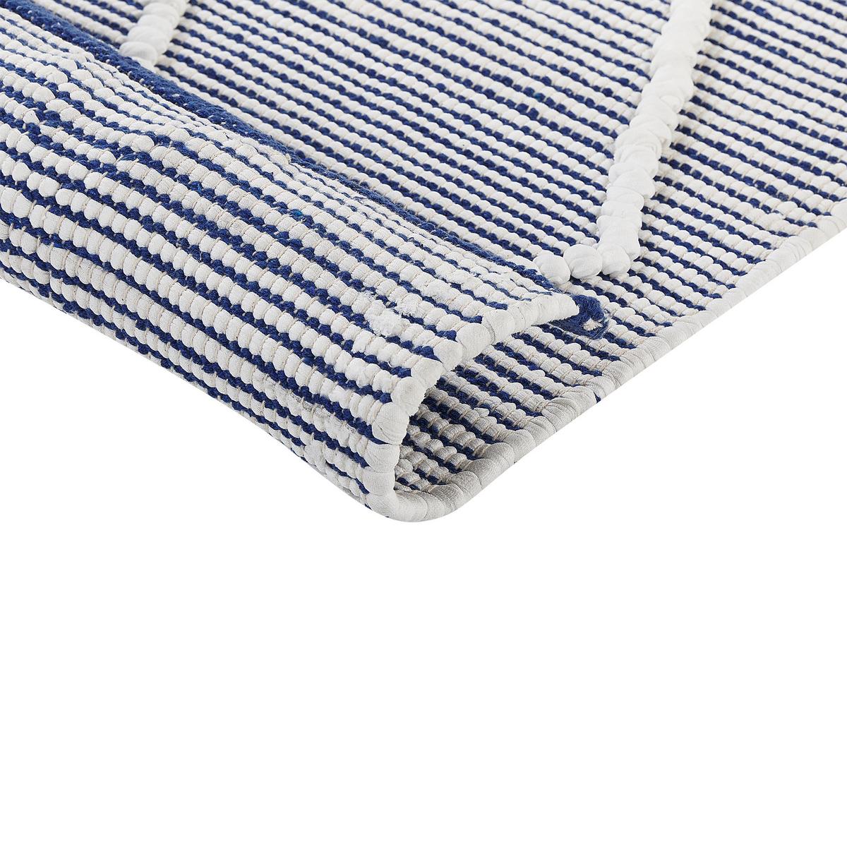 KURZFLOR-TEPPICH Synopa 150/80 cm - Weiß, Textil (80/150cm) - Beliani