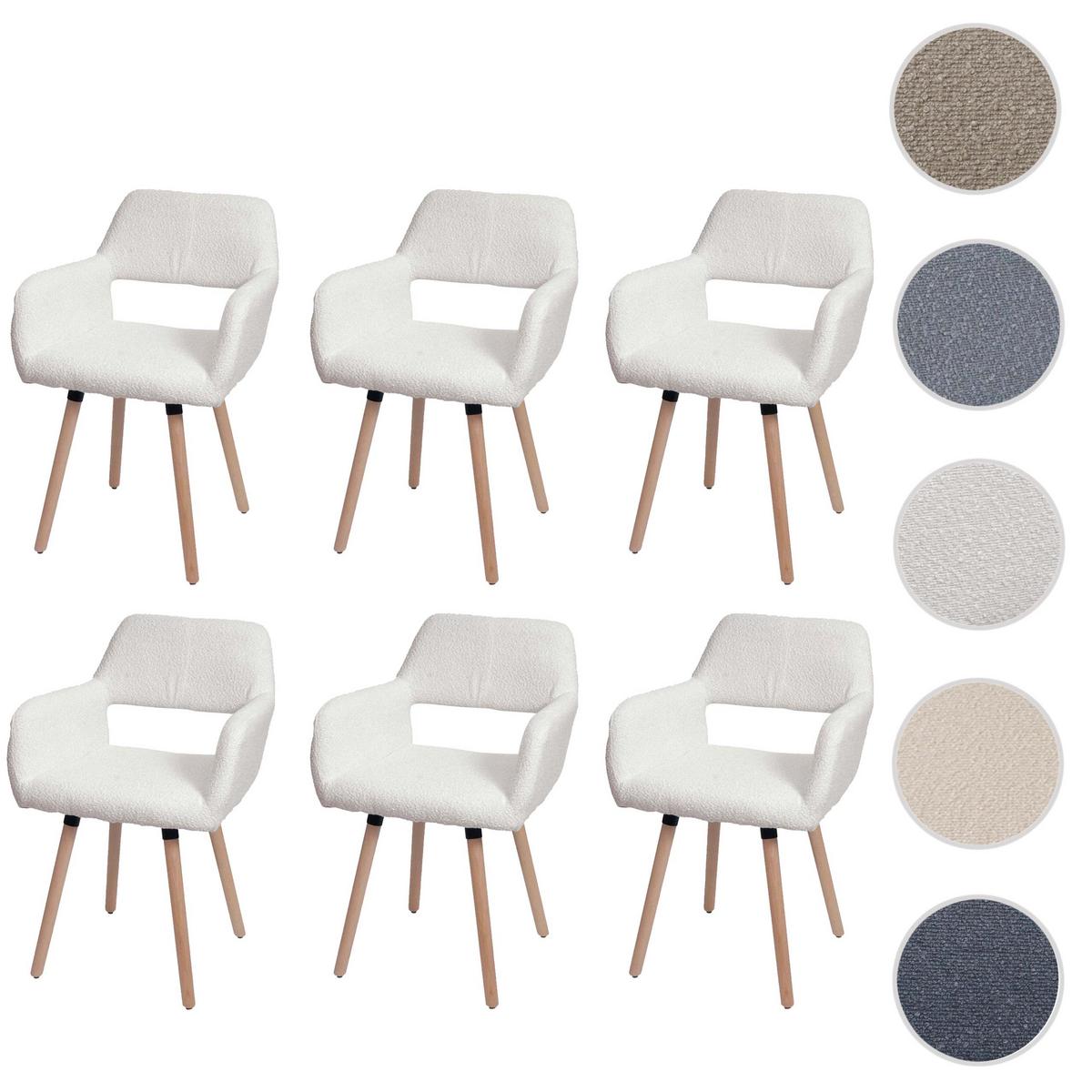 ESSZIMMERSTUHL Cremeweiß - Creme/Weiß, Textil (56/80/53cm) - MCW