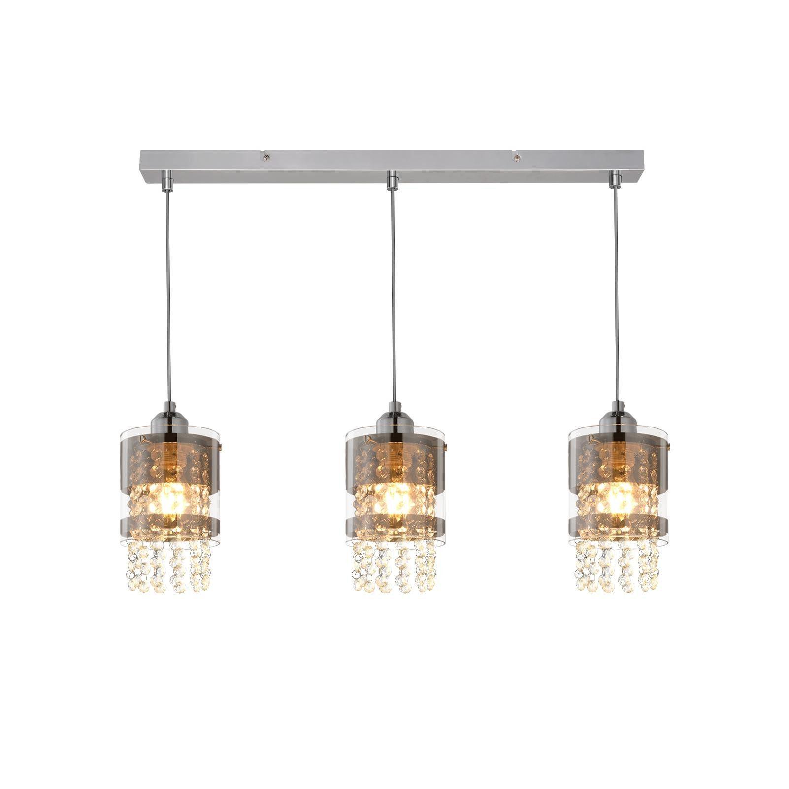 PENDELLEUCHTE Calista 60/11.5/13 cm - Silberfarben, Metall (60/11.5/13cm) - ZMH
