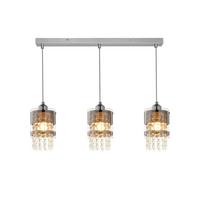 PENDELLEUCHTE Calista 60/11.5/13 cm - Silberfarben, Metall (60/11.5/13cm) - ZMH