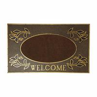FUSSMATTE Welcome gold-braun 45/75 cm - Braun, Naturmaterialien (45/75cm) - Homescapes