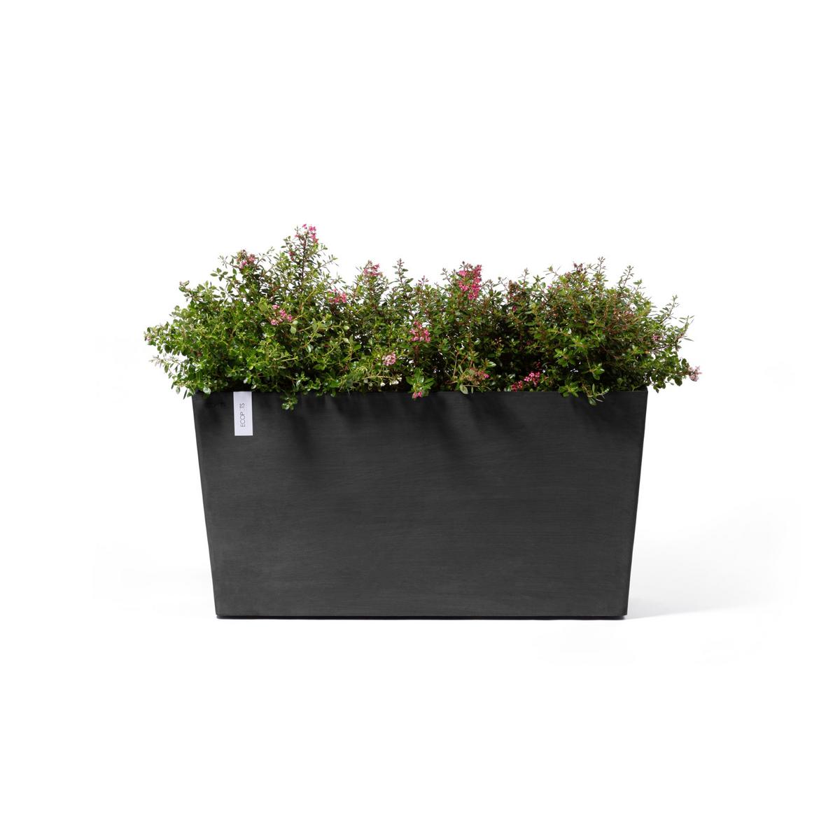 BLUMENTOPF Paris Wheels 100,5/39,6/51,8 cm Dunkelgrau - Dunkelgrau, Kunststoff (100.5/51.8cm) - Ecopots