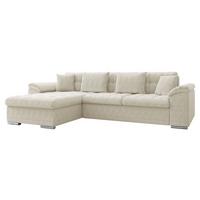 ECKSOFA Diana Cord, Seite: Links - Naturfarben, Holz/Textil (280/160cm) - MIRJAN24
