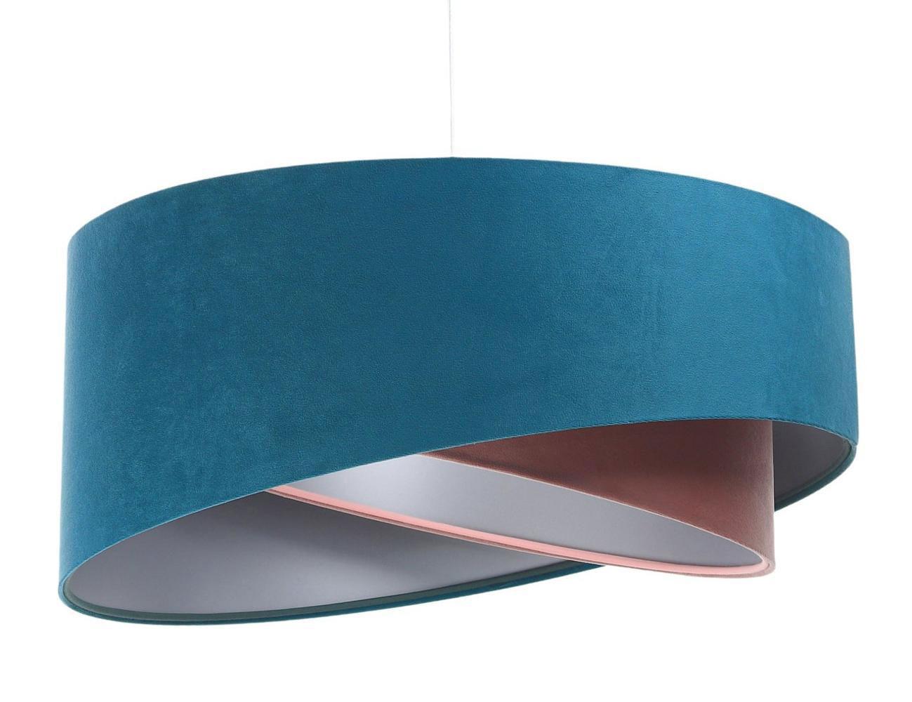 HÄNGELEUCHTE Rosa 50/23 cm - Blau, Kunststoff (50/1.3/23cm) - ONZENO