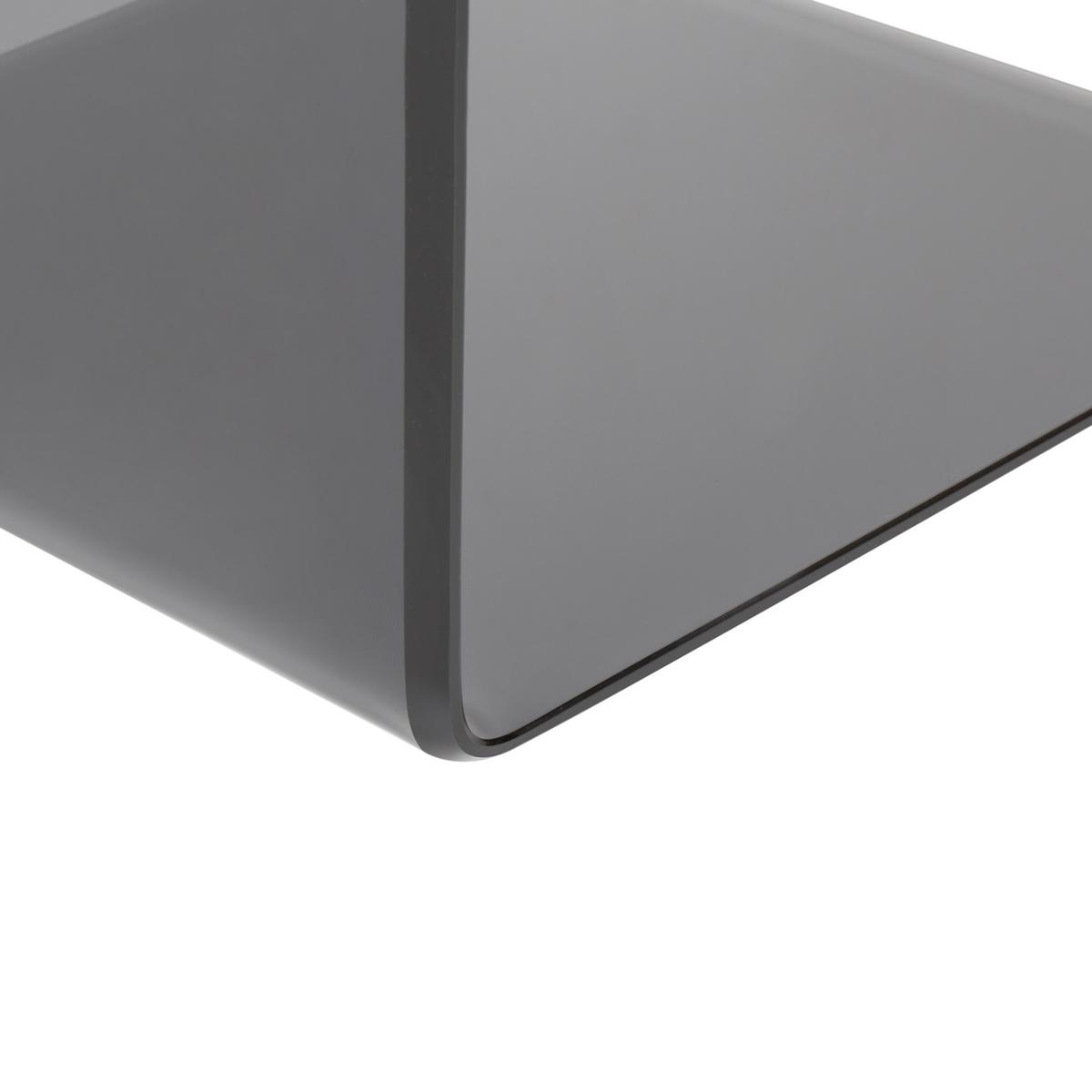 BEISTELLTISCH Schwarz Lourdes - Schwarz, Glas (40/40/61cm) - Beliani