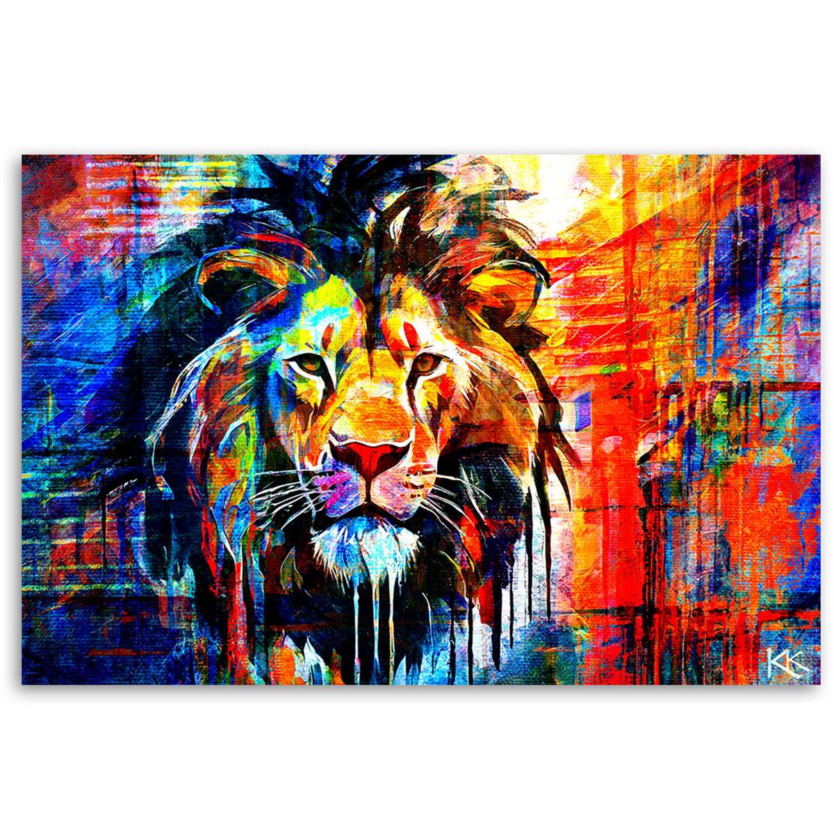 KUNSTDRUCK Lila 90/60 cm - Lila, Textil (90/60cm) - KUNSTLOFT