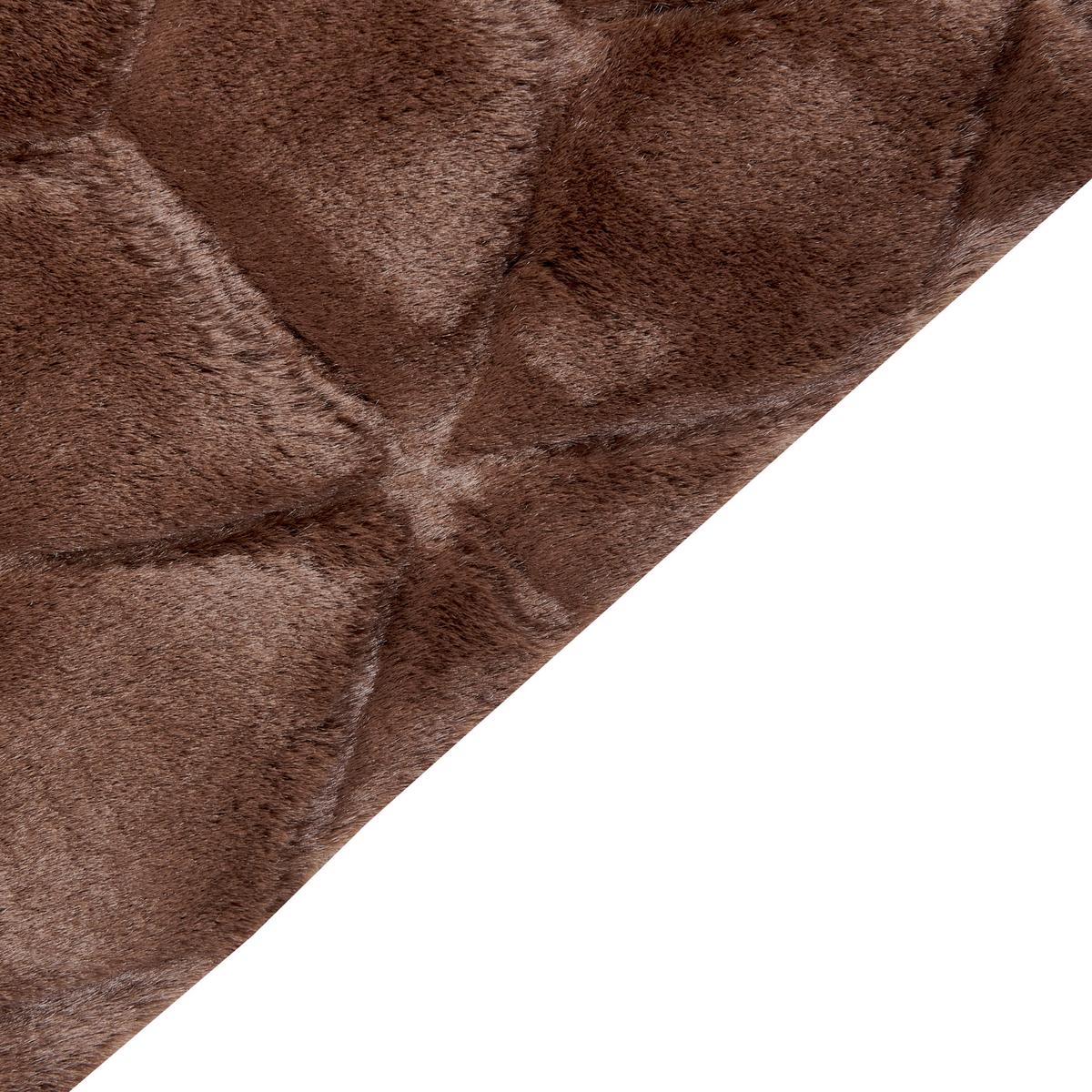 SHAGGY-KUNSTFELLTEPPICH Thatta 230/160 cm - Braun, Kunststoff (160/230cm) - Beliani