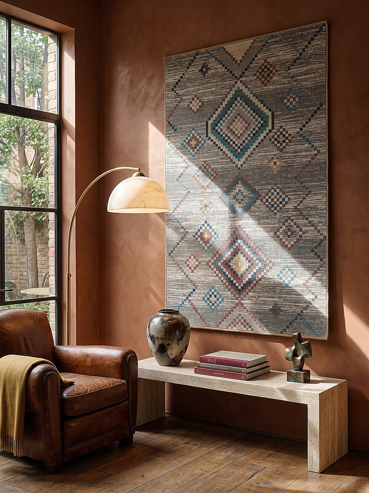 TEPPICH Outdoor Berber LIMMAT Polypropylen Creme 80 x 300 cm - Beige, Textil (80/300cm) - KADIMA DESIGN