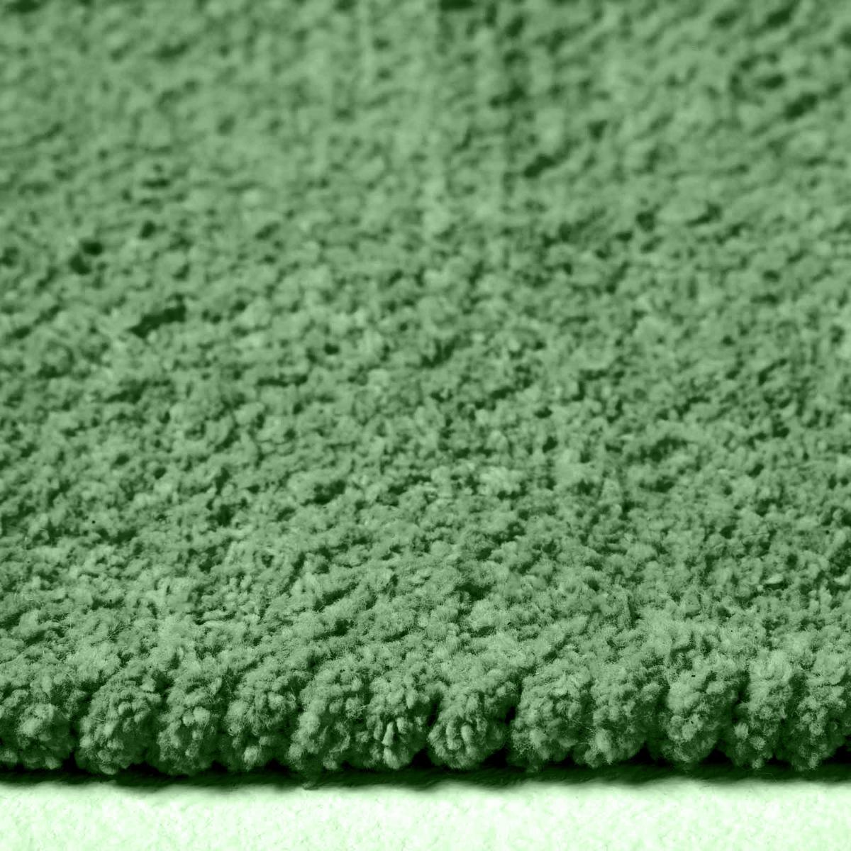 HANDWEBTEPPICH-LÄUFER Chenille 66/200 cm - Dunkelgrün, Textil (66/200cm) - Homescapes
