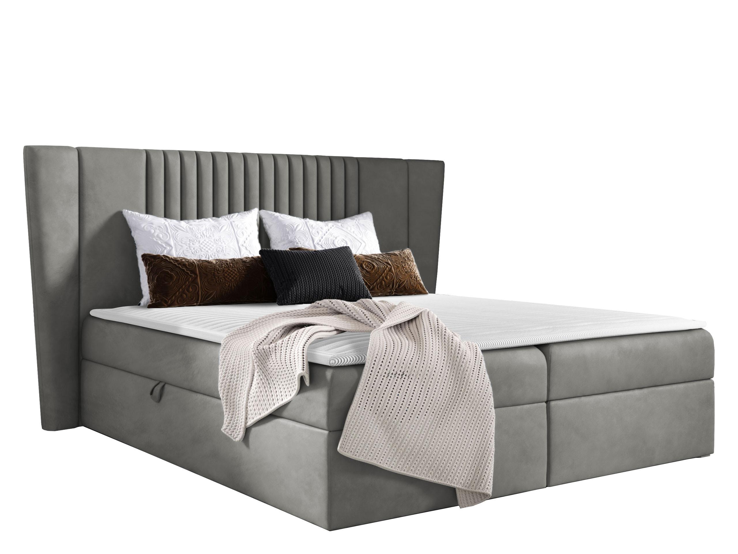 BOXBETT Spark - H3 - Greige, Holz (160/200cm) - MIRJAN24