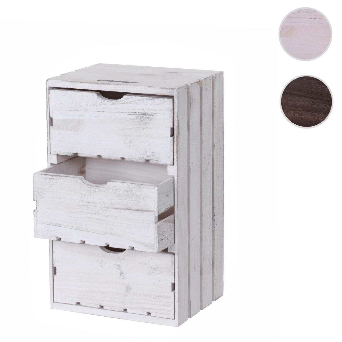 KOMMODE Weiß - Weiß, Holz (32/53/26cm) - MCW