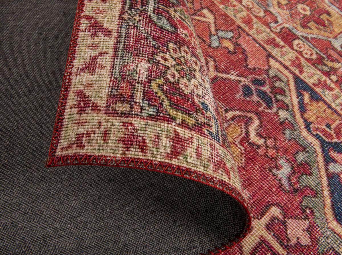 VINTAGE-TEPPICH Cecilia 140x200 cm - Rot, Textil (140/200cm) - Gino Falcone