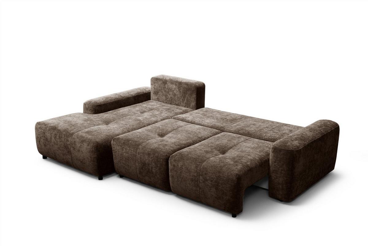 ECKSOFA Argos In Vibe - Braun, Holzwerkstoff/Textil (170/267cm) - Fun Möbel