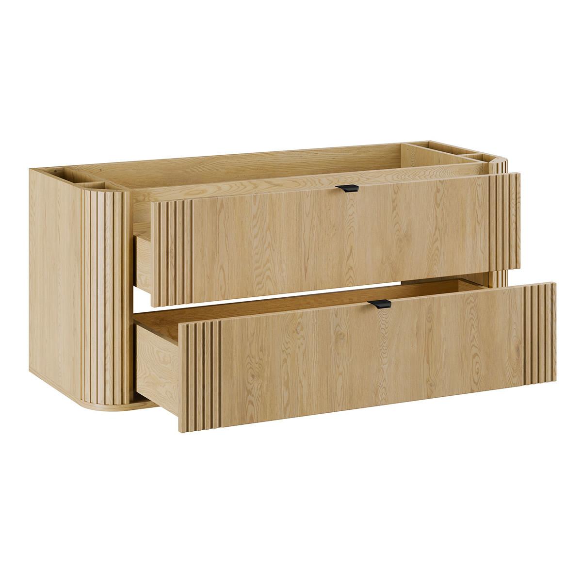 WASCHTISCH 120cm Mila Helle Eiche - Braun, Holzwerkstoff (120/52/46cm) - Petits-meubles