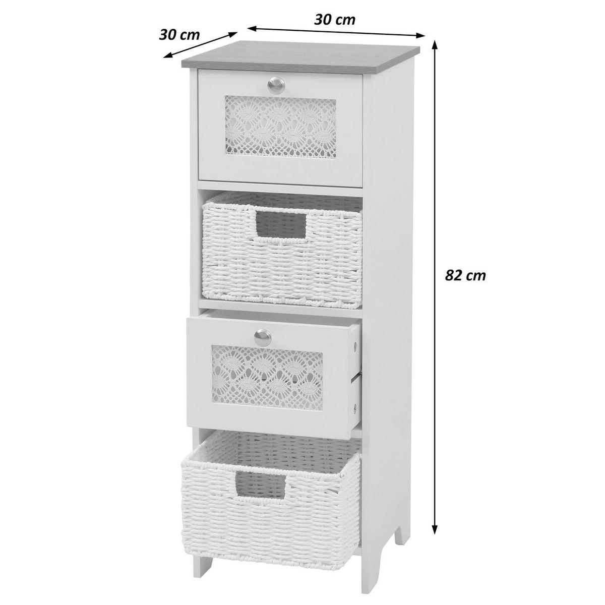 KOMMODE Braun - Braun, Holz (30/82/30cm) - MCW