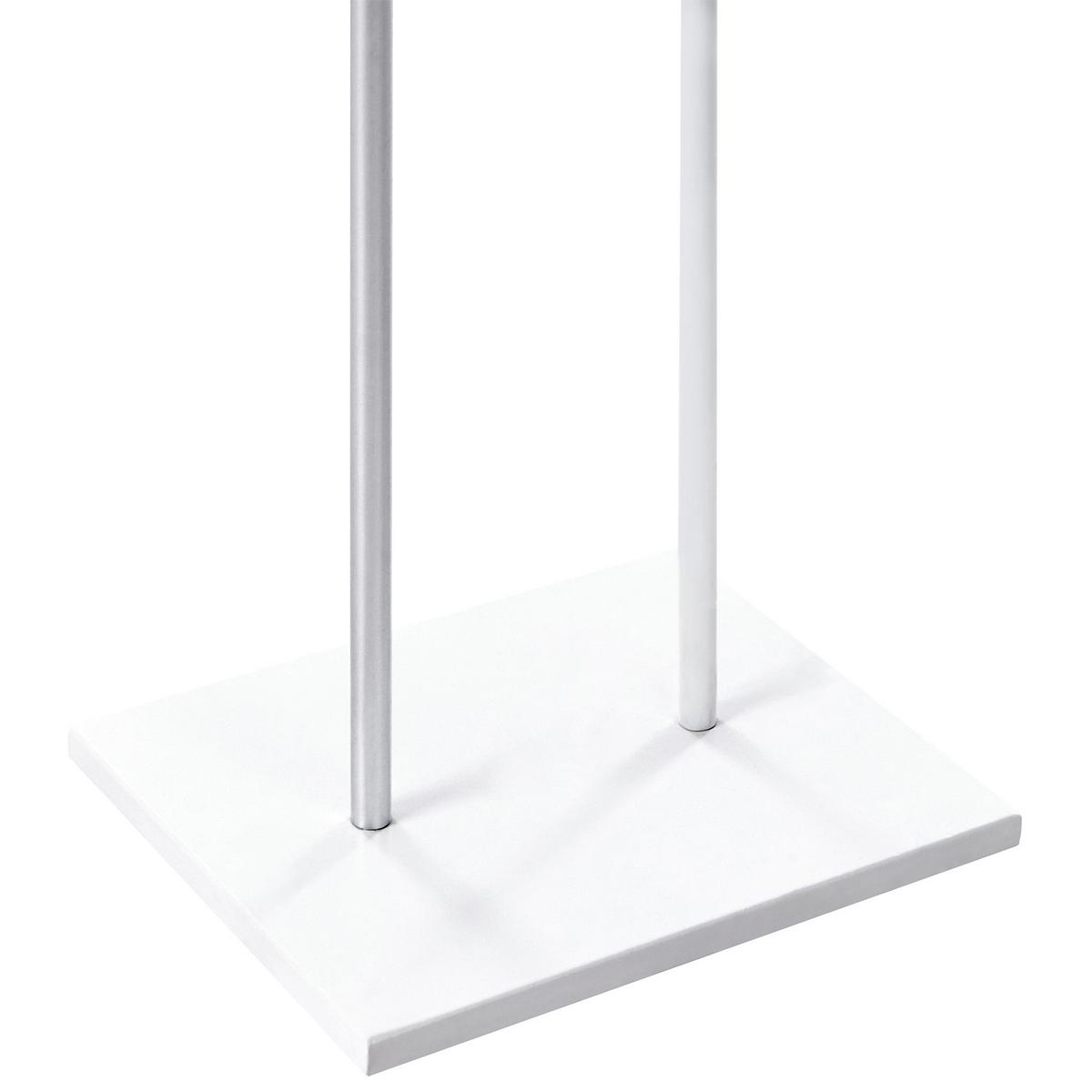 GARDEROBENSTÄNDER Silber Odhill - Silberfarben, Metall (46/162/26cm) - Beliani