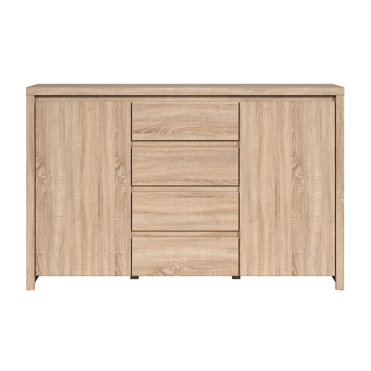SIDEBOARD Soren Holz - Braun, Holzwerkstoff (143.5/92/40.5cm) - Petits-meubles