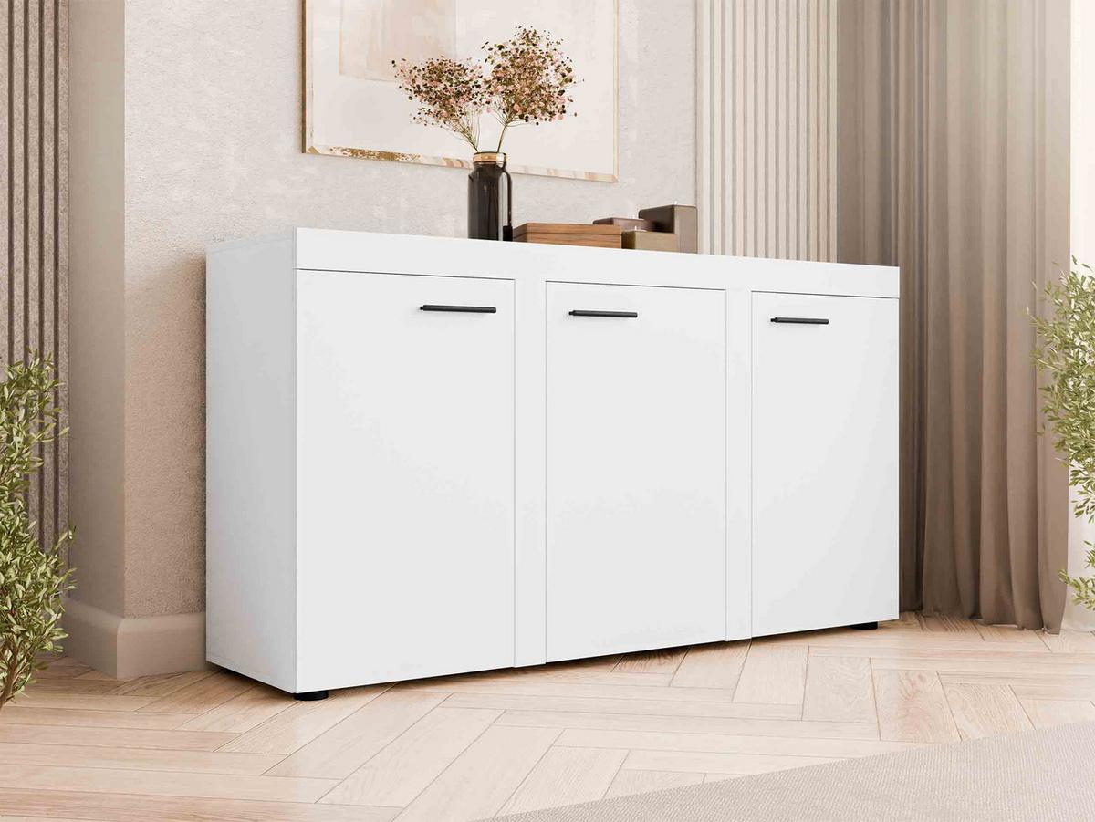 KOMMODE Rumba 3F2 - Weiß, Holzwerkstoff (149/82/40cm) - MIRJAN24