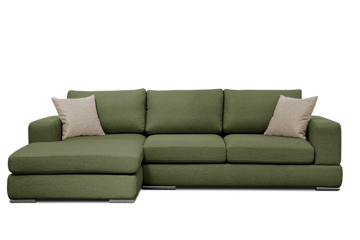 ECKSOFA OTTO 4-Sitzer, grün - Grün, Holzwerkstoff/Textil (159/279cm) - Wozimo