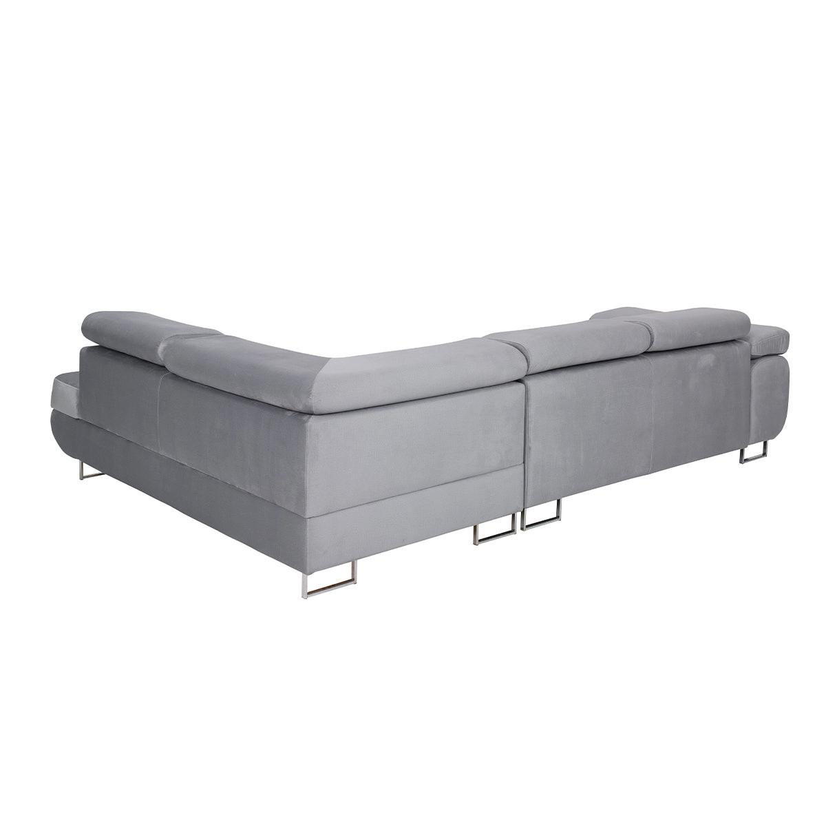 ECKSOFA Wilson 4 Sitzplätze Grau - Grau, Textil (271/201cm) - Petits-meubles