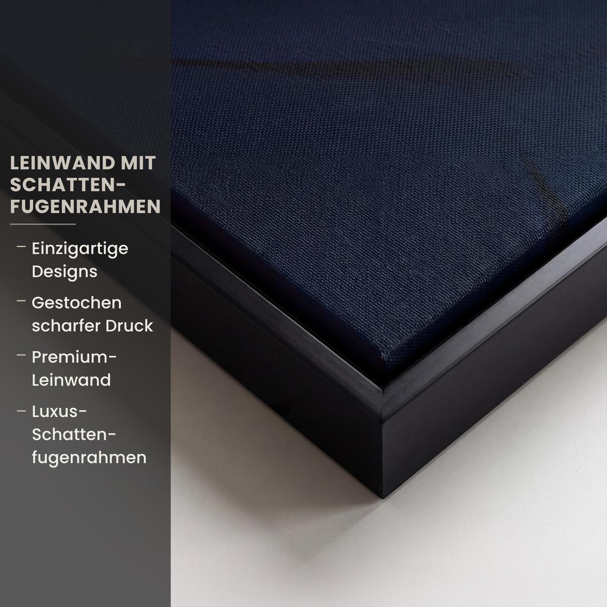 LEINWAND Bilder mit Rahmen - Meer - Fische - Bunt - Dynamisch - 100x150 - Hellblau, Textil (100/150cm) - MuchoWow