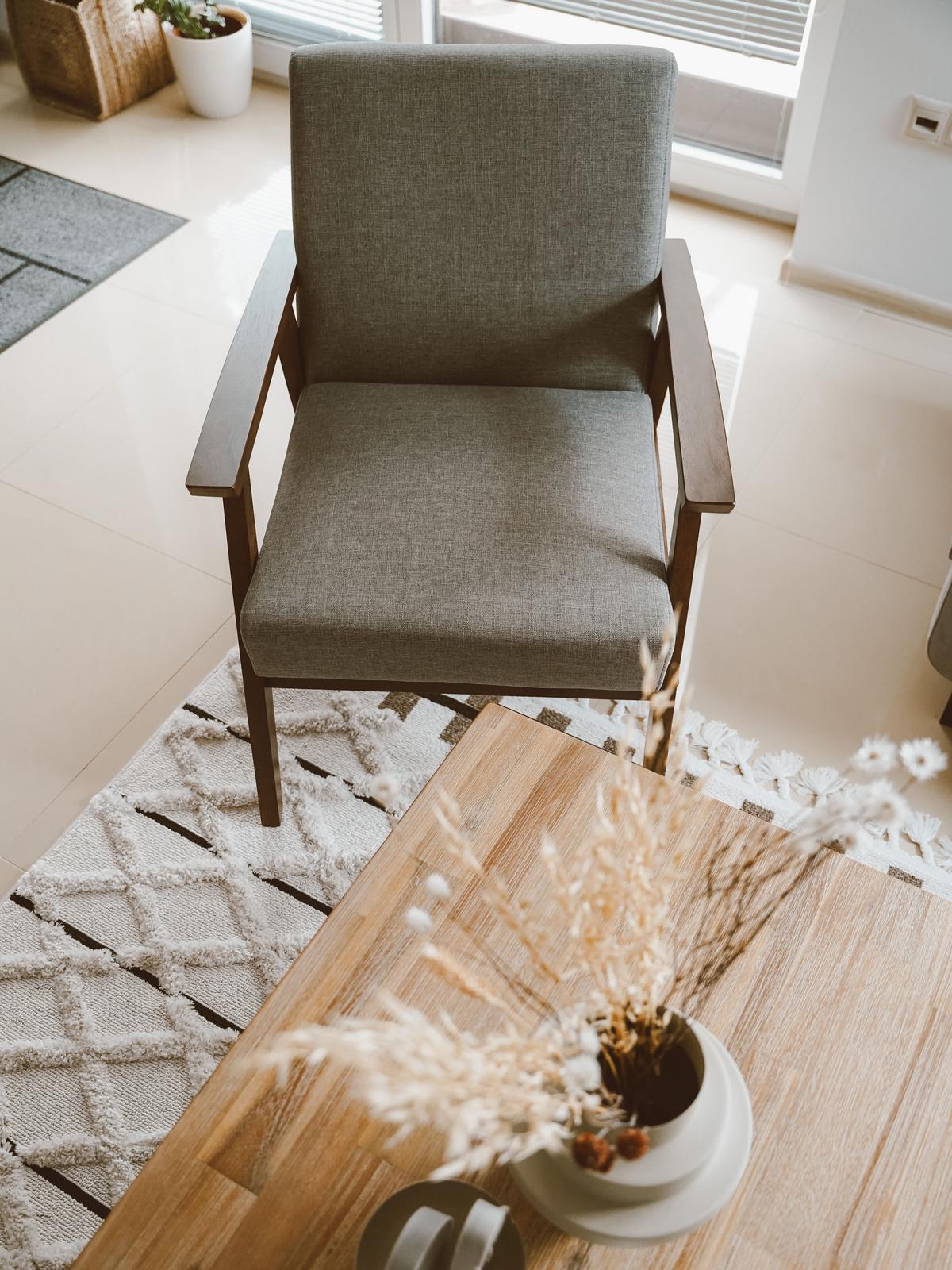 SESSEL Polsterbezug Grau Asnes - Grau, Holz/Textil (62/80/80cm) - Beliani