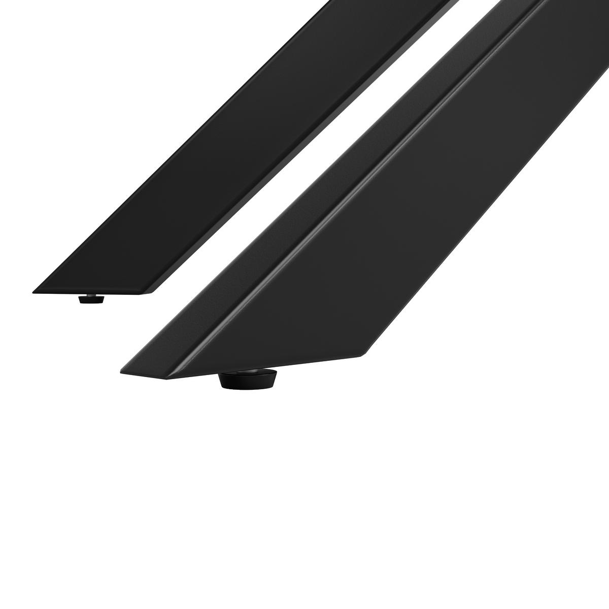 ESSTISCH Ausziehbar Weiß 160/80/76.50 cm - Weiß, Holzwerkstoff/Metall (160/80/77cm) - Urban Meuble