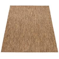 FLACHWEBTEPPICH, einfarbig, aus Polypropylen, Braun-Beige, 60 x 100 cm - Braun, Textil (60/100cm) - KADIMA DESIGN