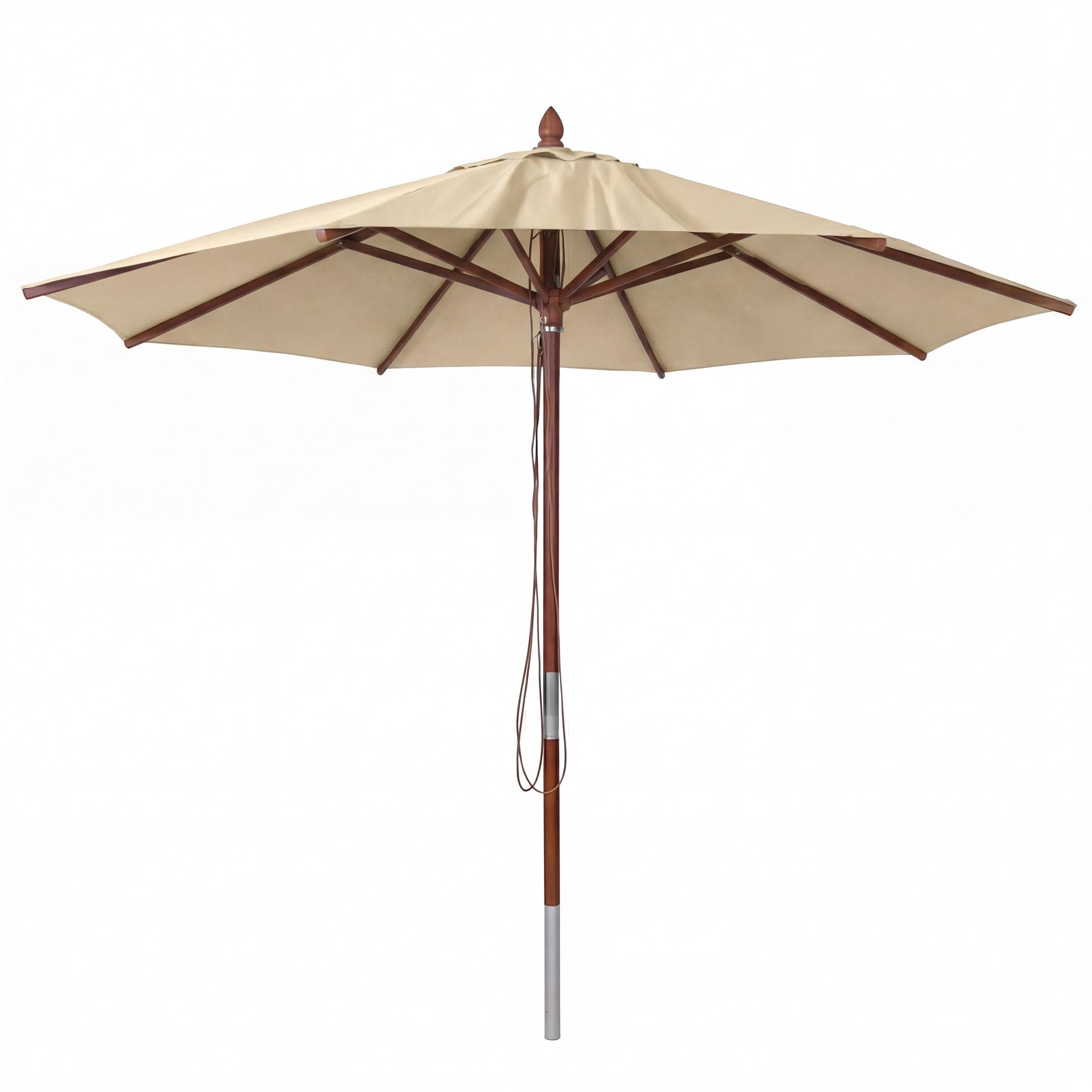 SONNENSCHIRM C57B Creme - Creme, Holz (300/300cm) - MCW