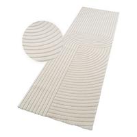 FLACHWEBETEPPICH Boho Creme 80 x 150 cm - Creme, Kunststoff (80/150cm) - TT Home