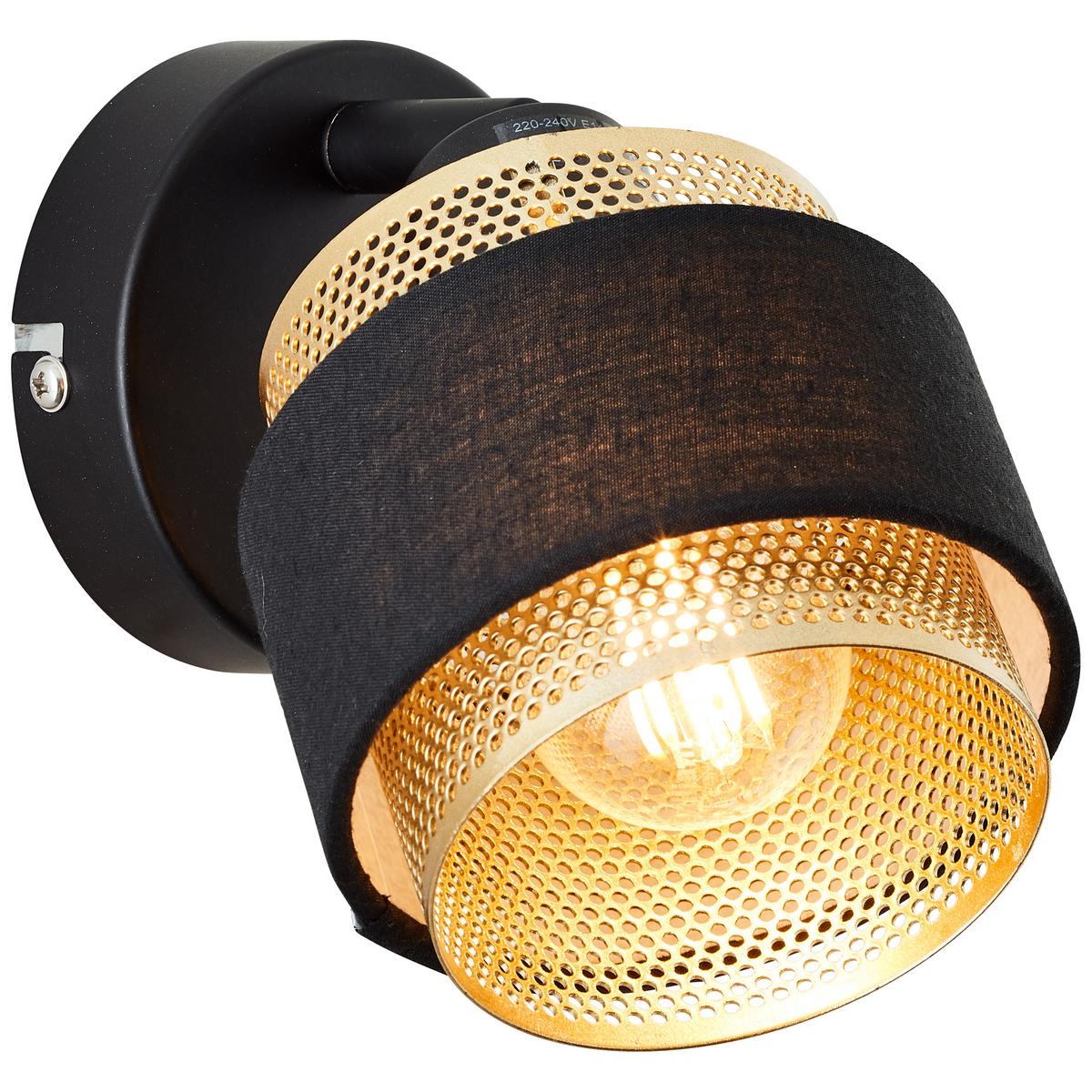 WANDSPOT Grove 99300/86 - Schwarz, Holz (10/14.7/14.4cm) - Brilliant