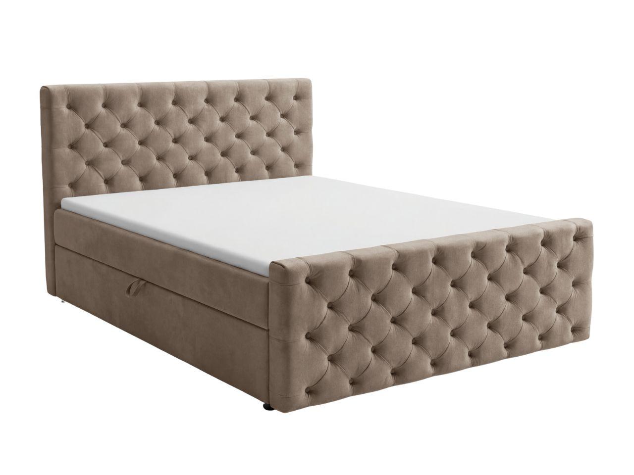 BOXBETT Montego 160x200 Braun - Braun, Holz/Textil (160/200cm) - Graingold