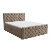 BOXBETT Montego 160x200 Braun - Braun, Holz/Textil (160/200cm) - Graingold
