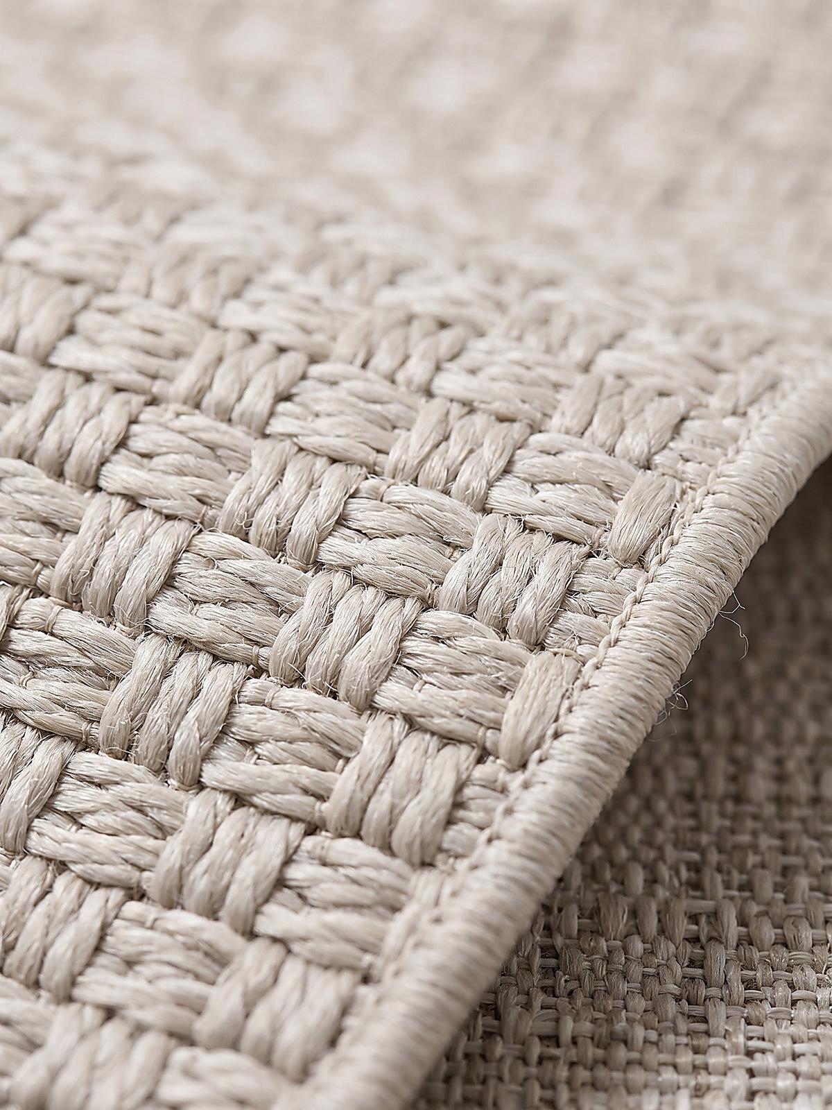 TEPPICHLÄUFER Uni BROYE Polypropylen Beige 80 x 250 cm - Beige, Textil (80/250cm) - KADIMA DESIGN